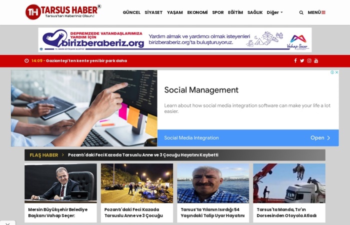 Site Screenshot for Tarsus Haber
