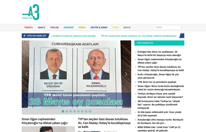 Site Screenshot for A3 Haber