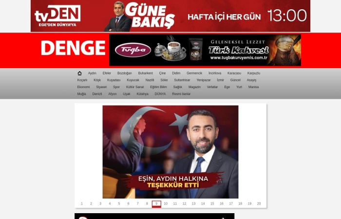 Site Screenshot for Aydın DENGE