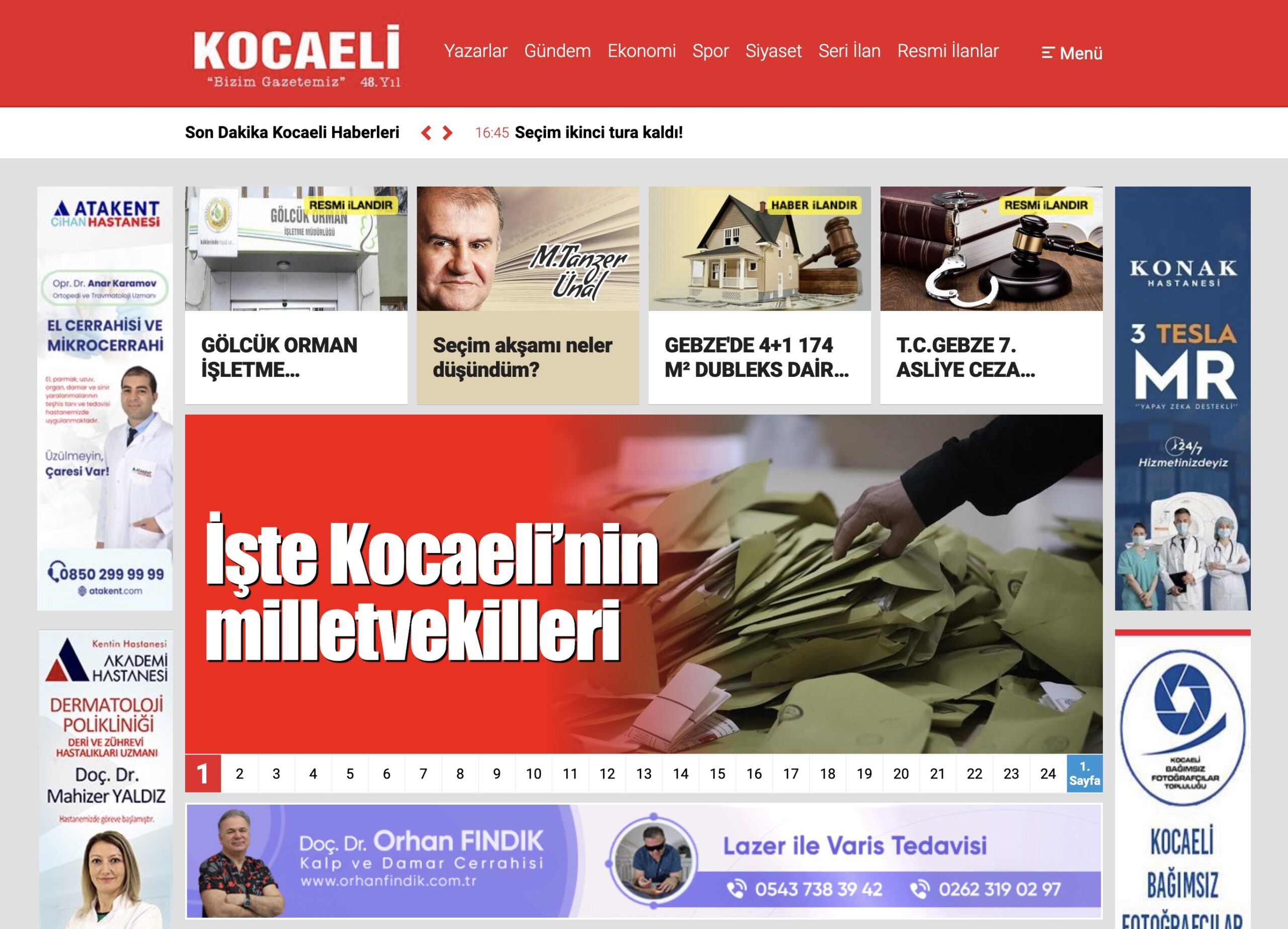 Site Screenshot for Kocaeli Gazetesi