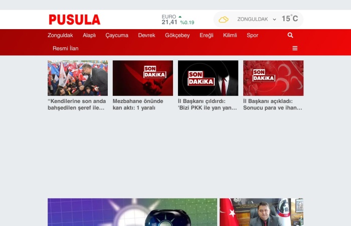 Site Screenshot for Pusula